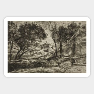 Souvenir of Tuscany by Jean-Baptiste-Camille Corot Magnet